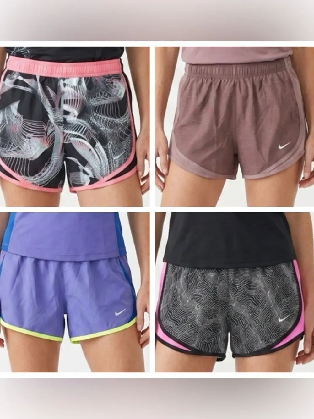 NIKE | Set of 4 Pair of Running Shorts Women’s Size Small